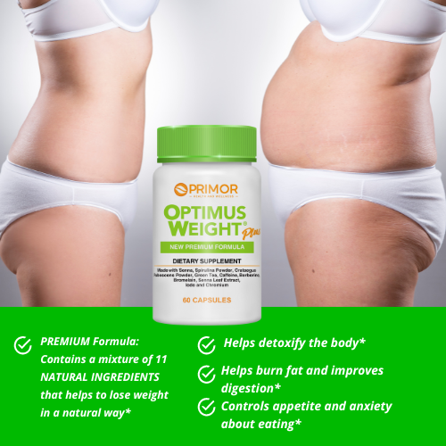 Optimus WEIGHT - Tratamiento de 4 meses - Raíz de tejocote - Pérdida de peso natural y saludable - 120 cápsulas - Paquete de 2